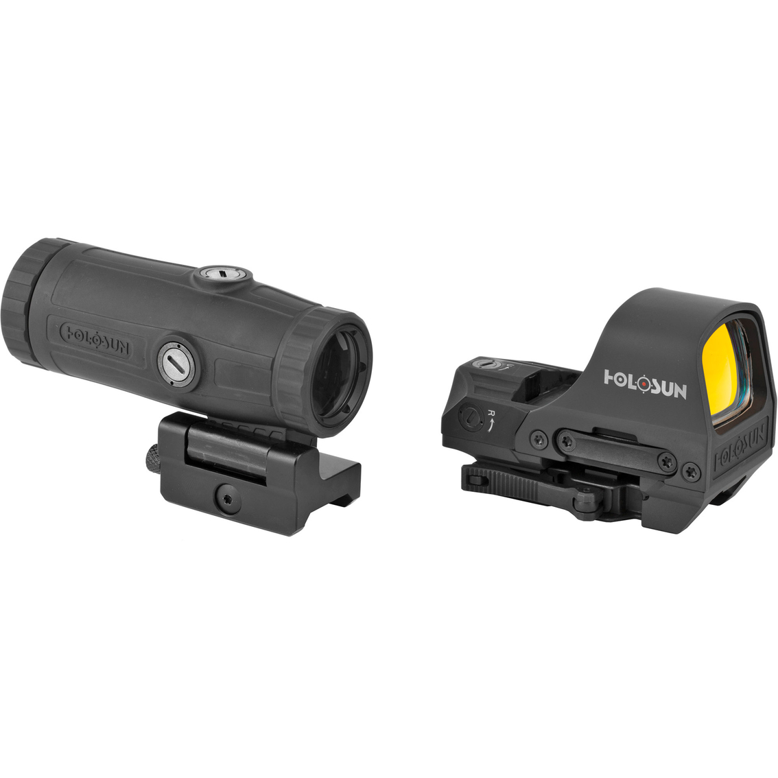 Holosun 510C Red Dot Sight & HM3X Magnifier Combo Black - Image 2 of 2