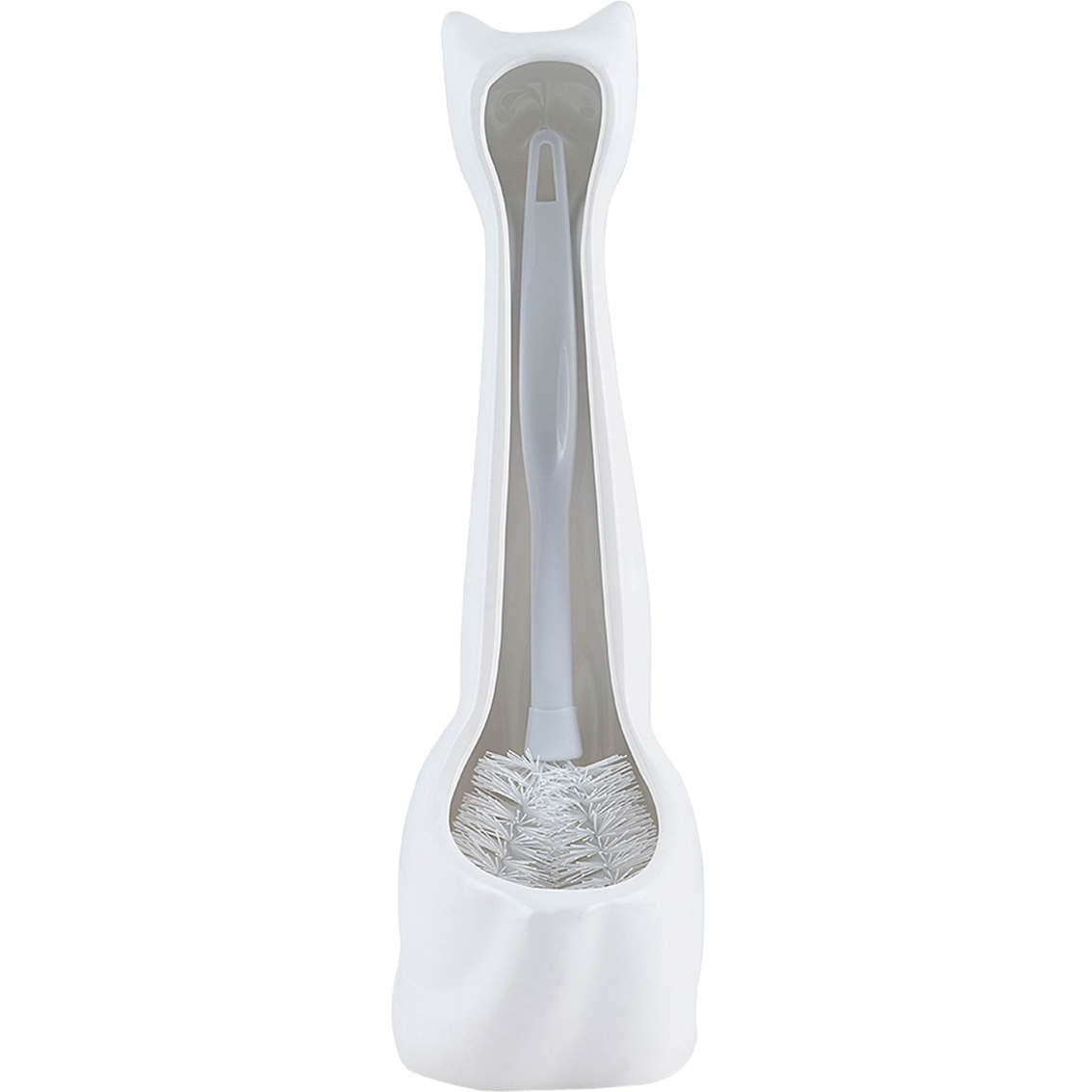 Allure 3 pc. Cat Toilet Brush Holder and Lotion Pump Set - Image 2 of 3