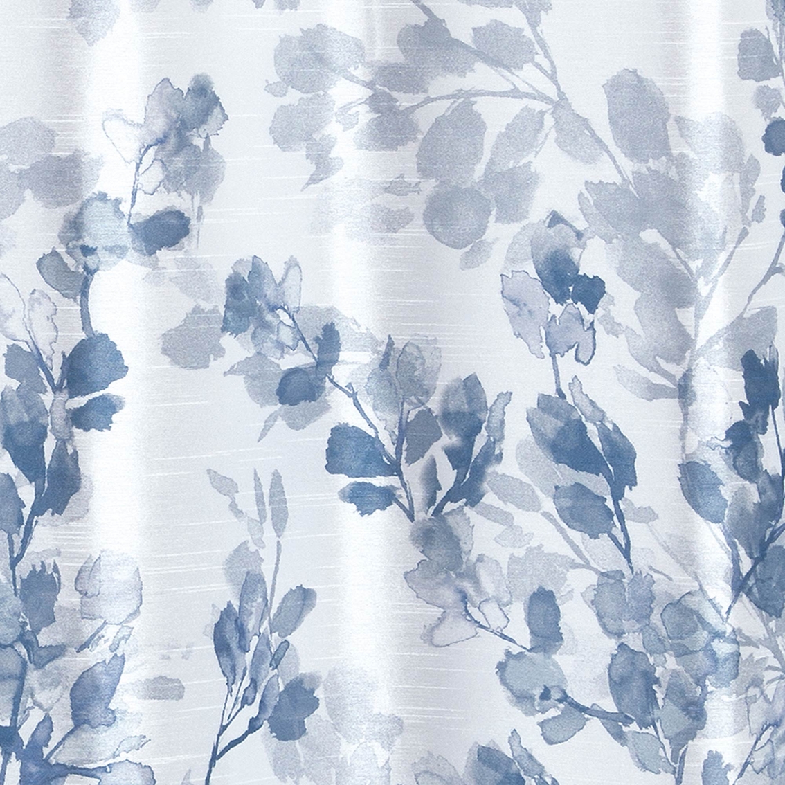 Allure Ombre Vine Floral Plum Shower Curtain - Image 3 of 3