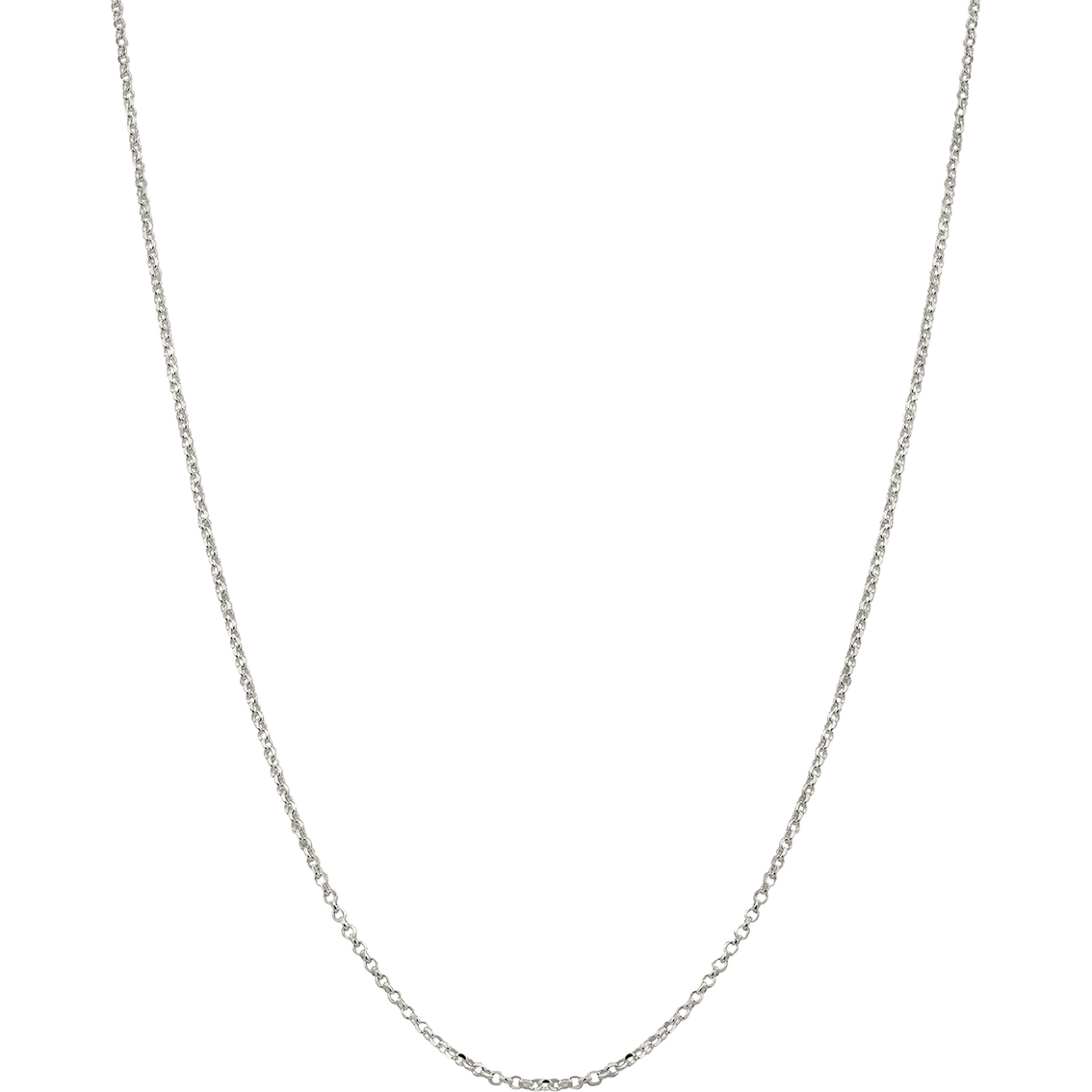 Sterling Silver 2mm Diamond Cut Cable Chain | Silver Necklaces ...