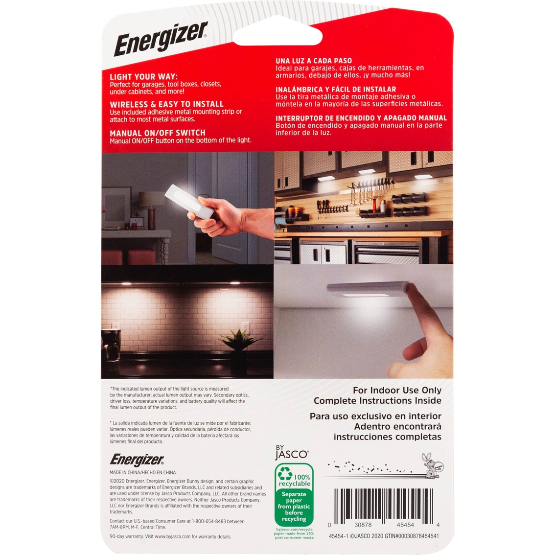 Energizer Magnet Mount Battery Powered  LED Stick Light - Image 2 of 4
