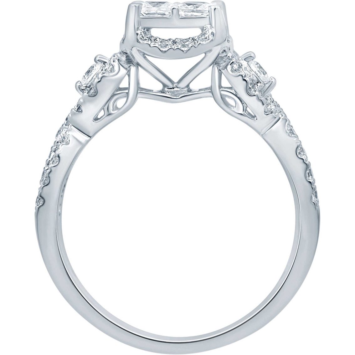 10K White Gold 1 CTW Diamond Engagement Ring - Image 2 of 3