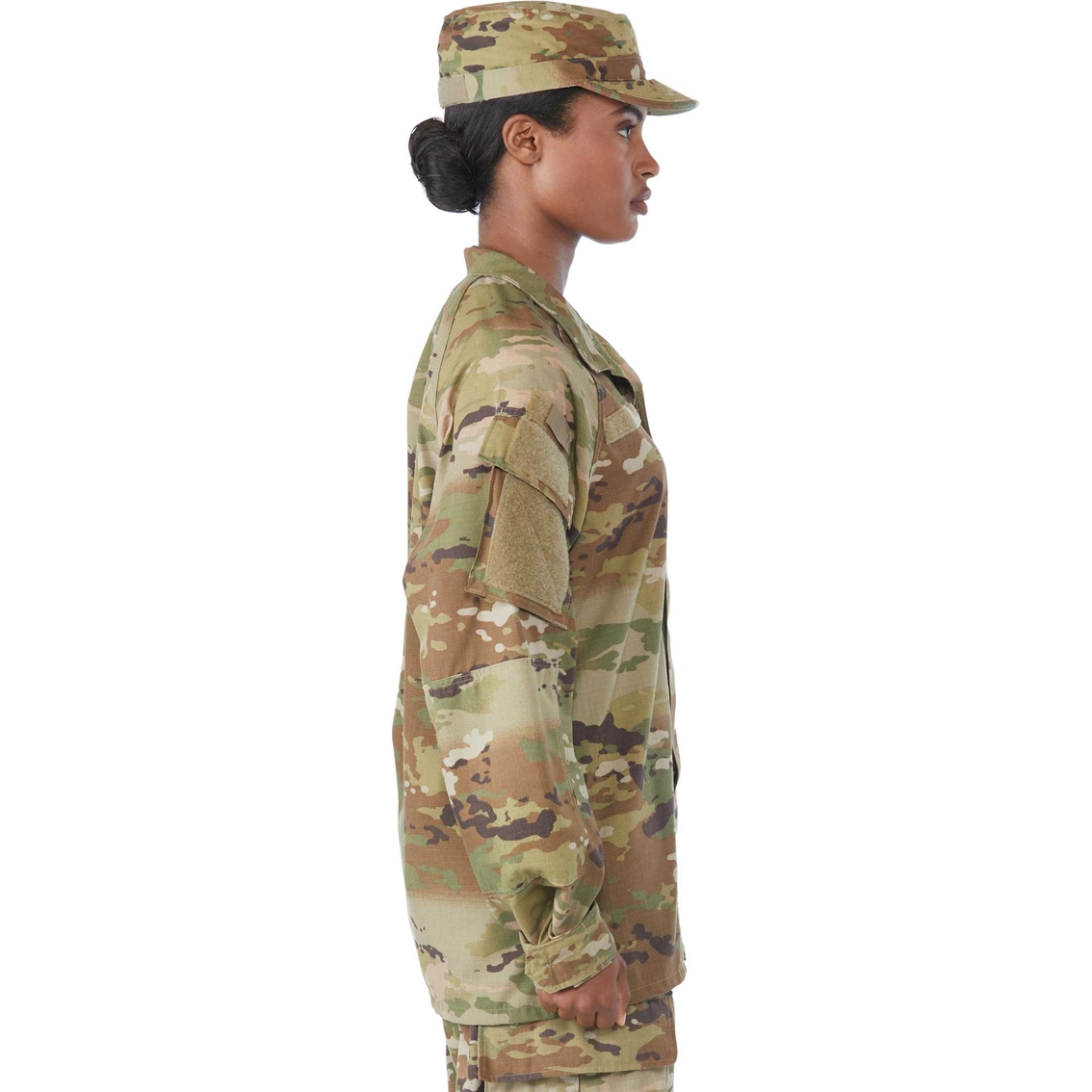 Army Improved Hot Weather Combat Uniform (IHWCU) Coat Female (OCP) - Image 3 of 4