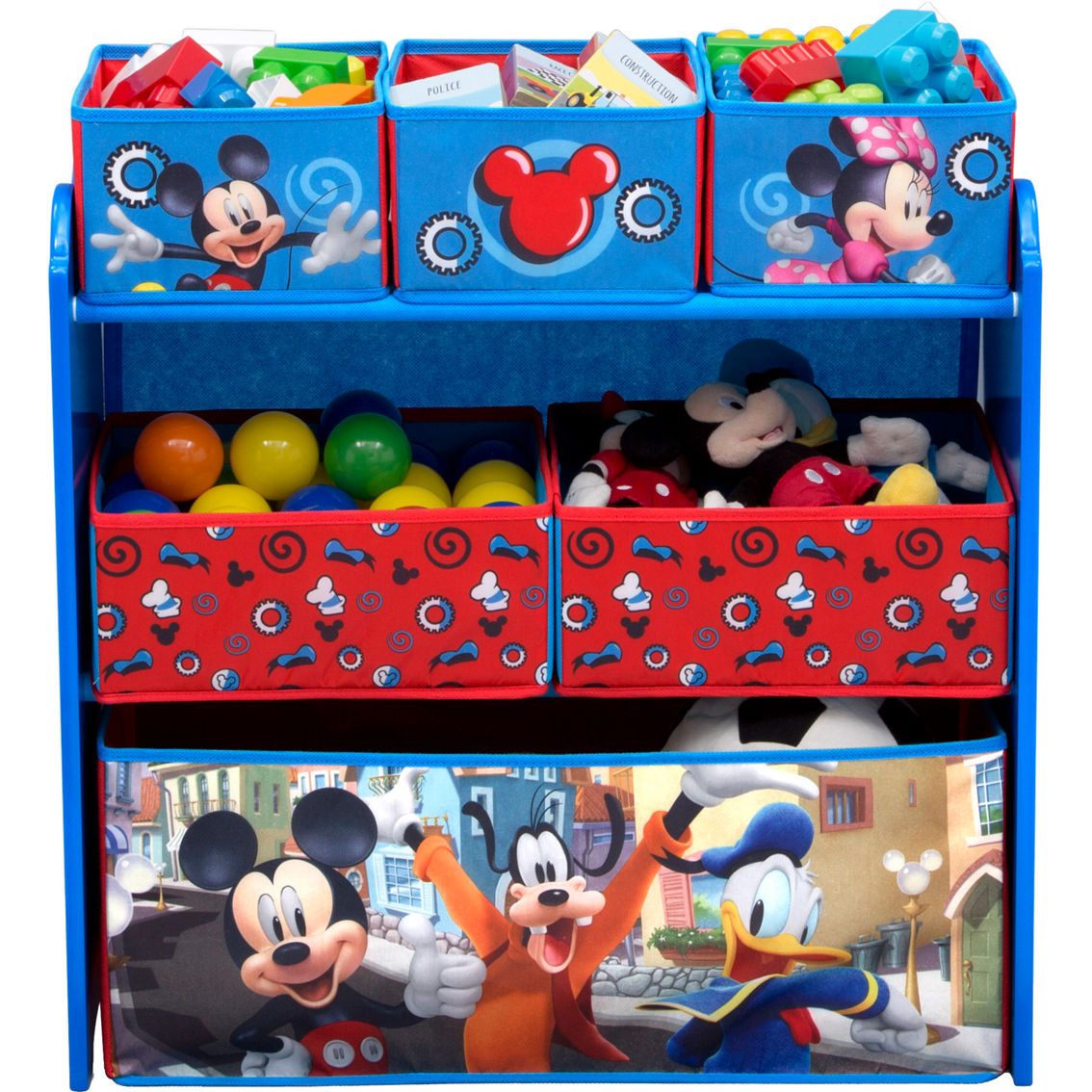 Disney Delta Children Mickey 6 Bin Design and Store Organizer - Image 2 of 9
