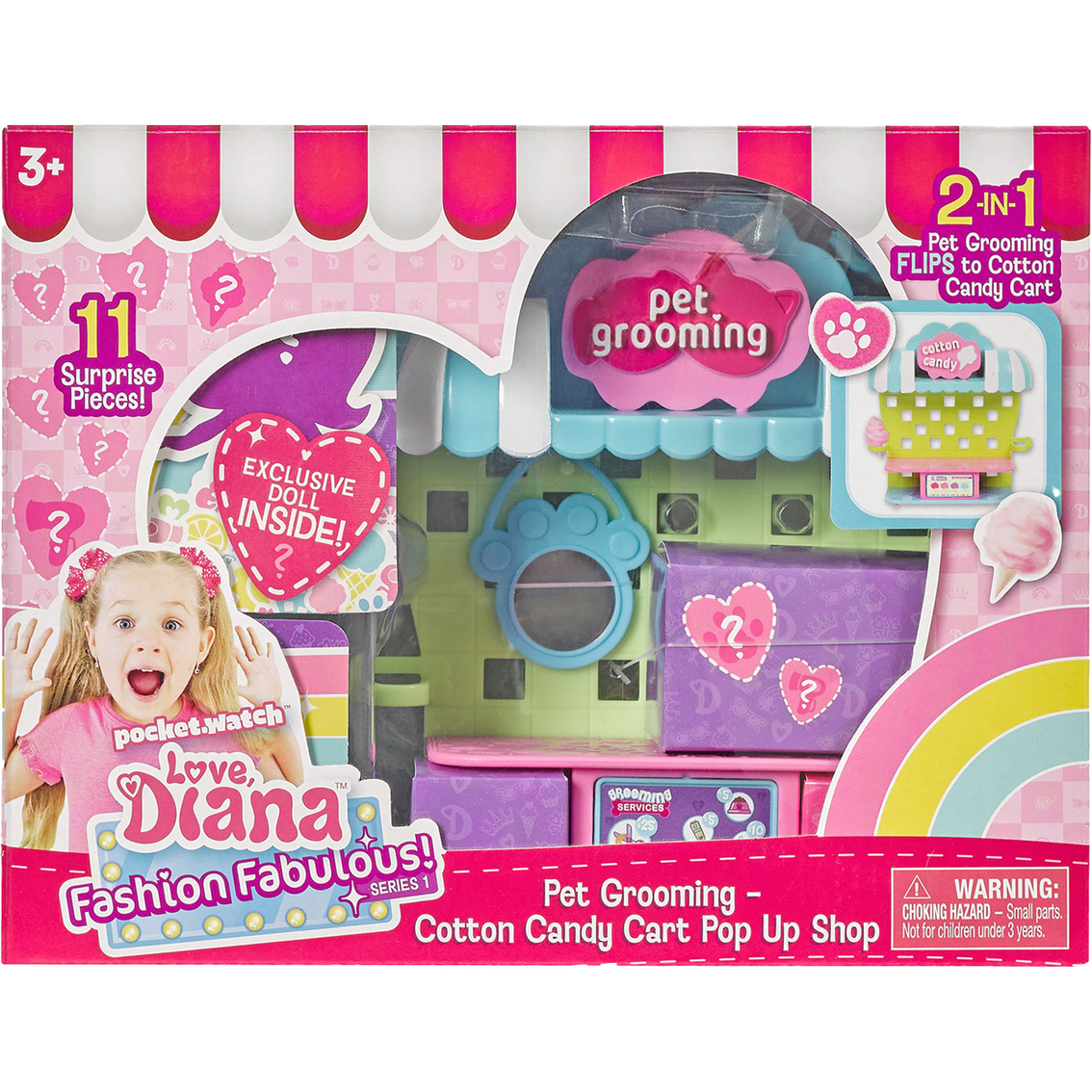 License 2 Play Love Diana Fashion Fabulous Pet Grooming Playset