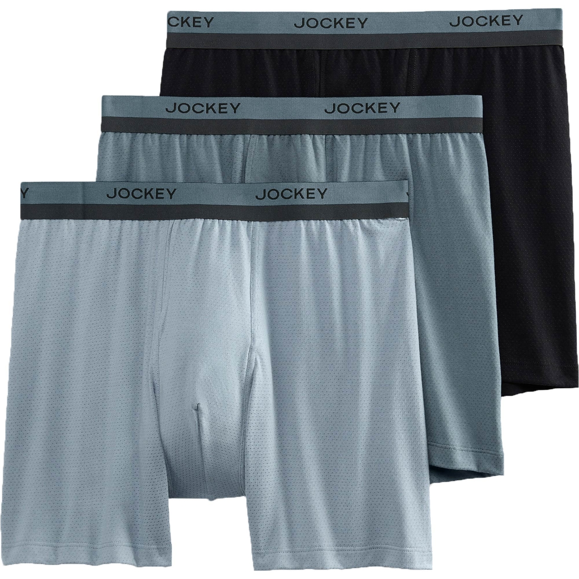 Jockey Ultimate Breathe Boxer Briefs 3 Pk., Underwear, Clothing &  Accessories
