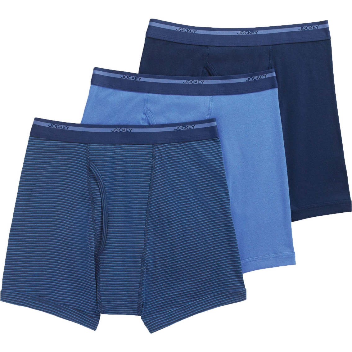 Jockey Classic Cotton Boxer Briefs 3 Pk. | Underwear | Clothing ...
