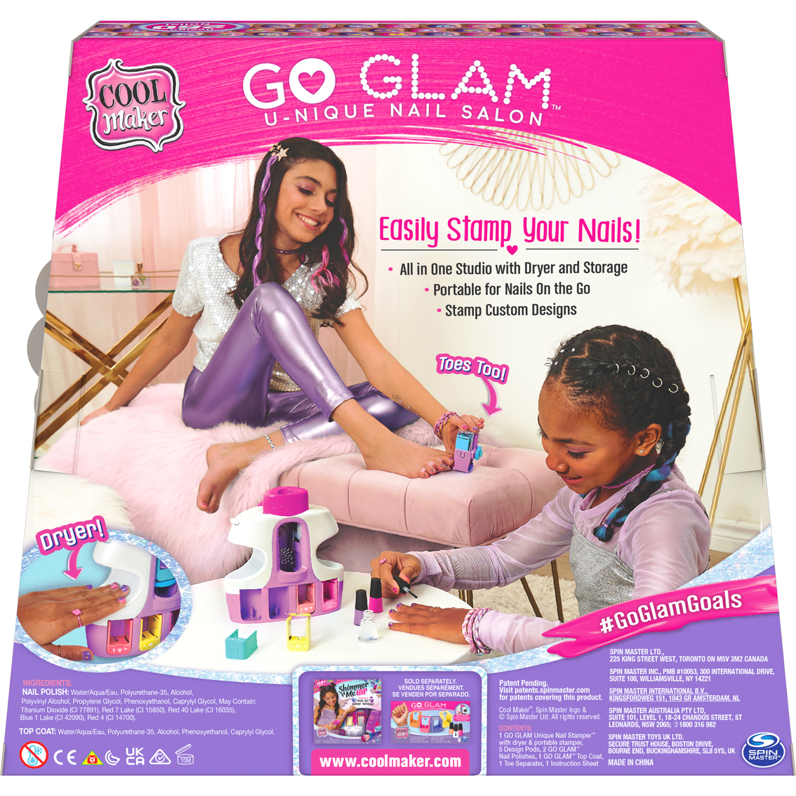 Spin Master Cool Maker Go Glam Unique Nail Salon, Pretend Play, Baby &  Toys