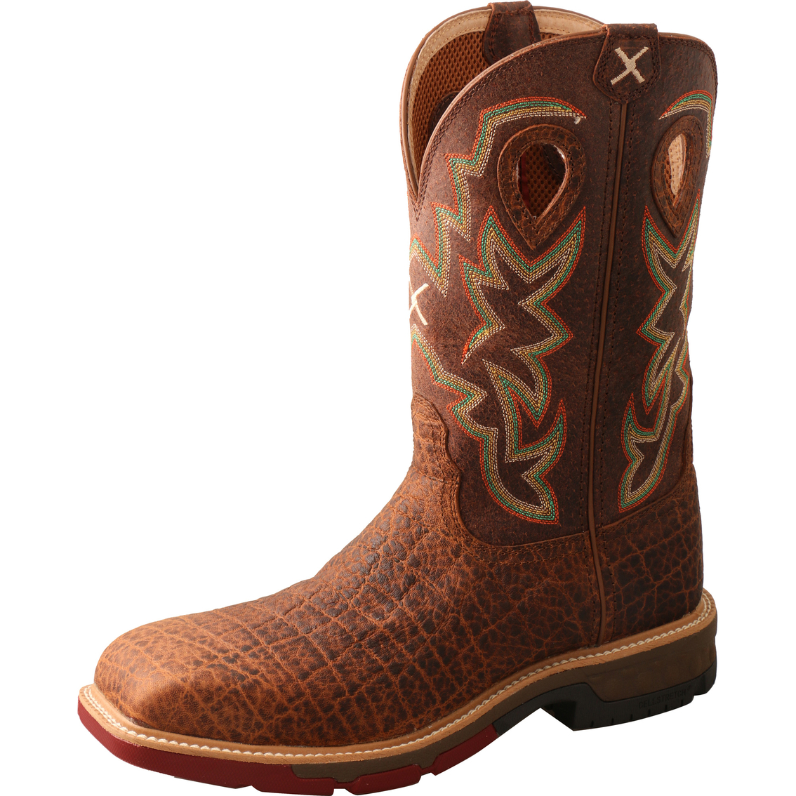 Twisted X Men's 12 in. Nano Composite Safety Toe Western Work Boots - Image 2 of 7