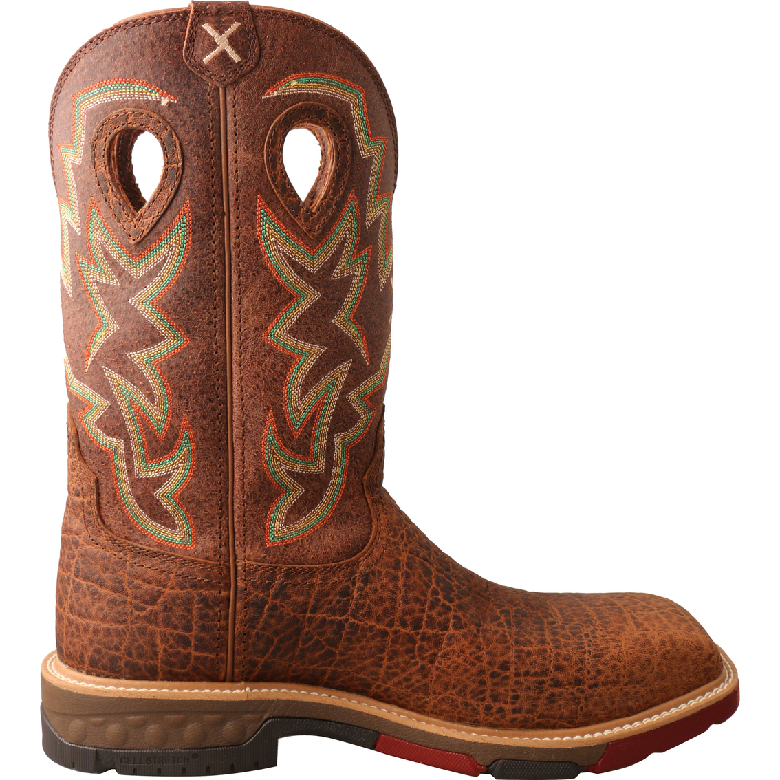 Twisted X Men's 12 in. Nano Composite Safety Toe Western Work Boots - Image 3 of 7