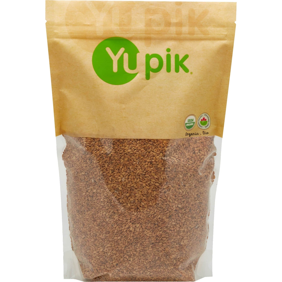 Yupik Organic Golden Flax Seeds, Gluten Free, GMO Free, Vegan 6 bags, 2.2 lb. each