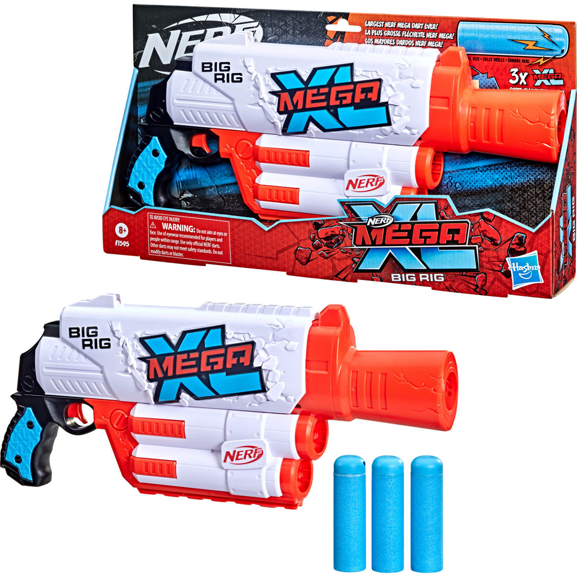 Nerf Mega XL Big Rig Blaster Toy - Image 3 of 6