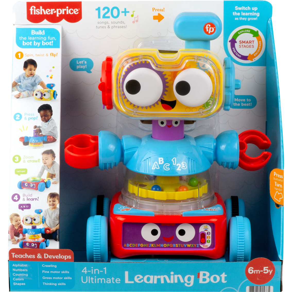Blue-Bot See & Say Coding Robot with Marketplace Mat, Transport