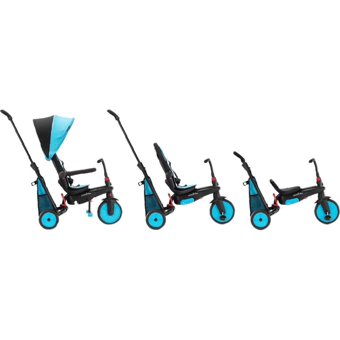smarTrike STR3 Blue 6 in 1 Stroller Tricycle - Image 3 of 7