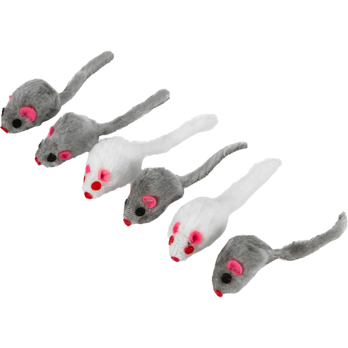 Petmate Fur Catnip Mice Cat Toys 6 Pk., Small | Pet Toys | Household ...