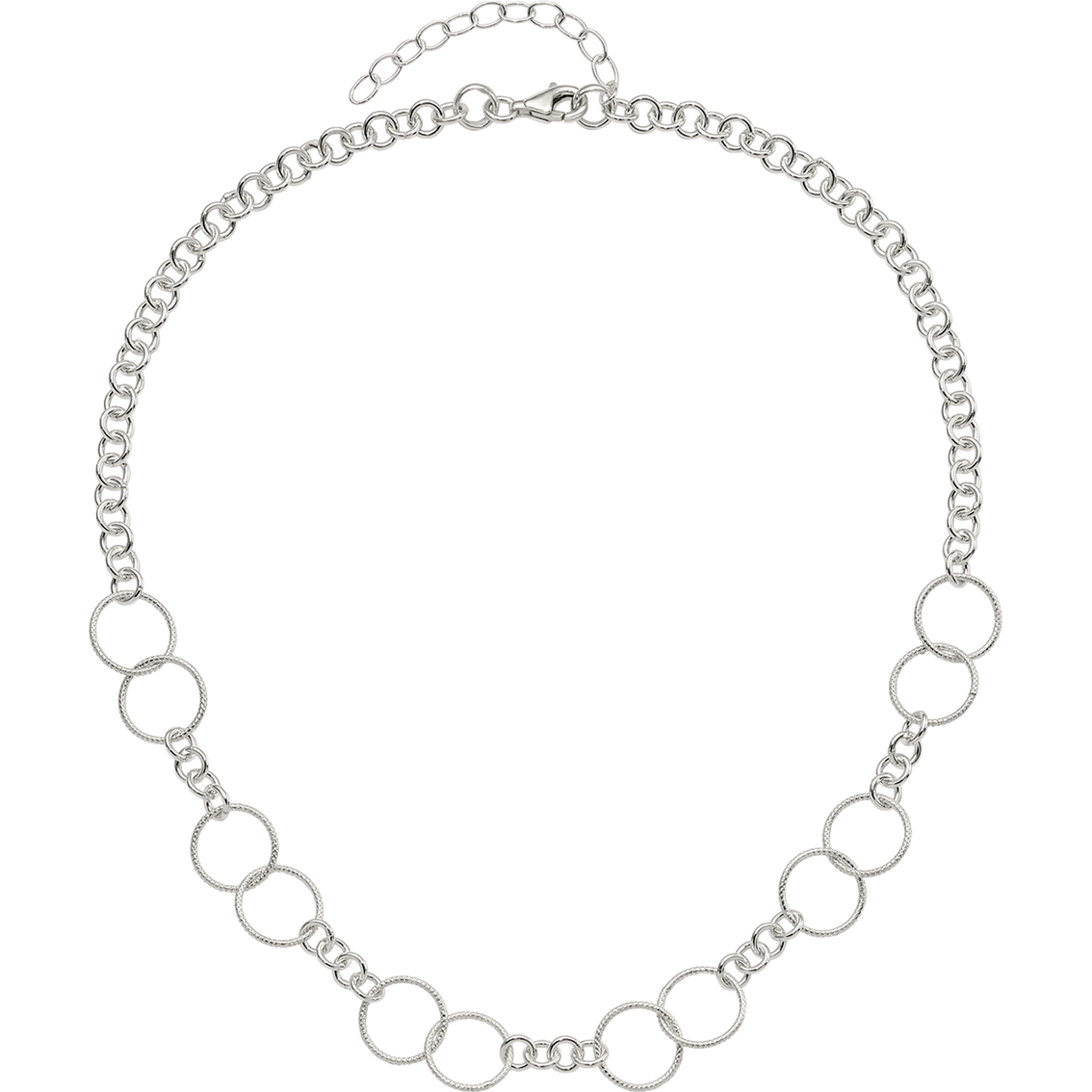 Sterling Silver 18 in. Necklace, Bracelet and Earrings Se - Image 5 of 5