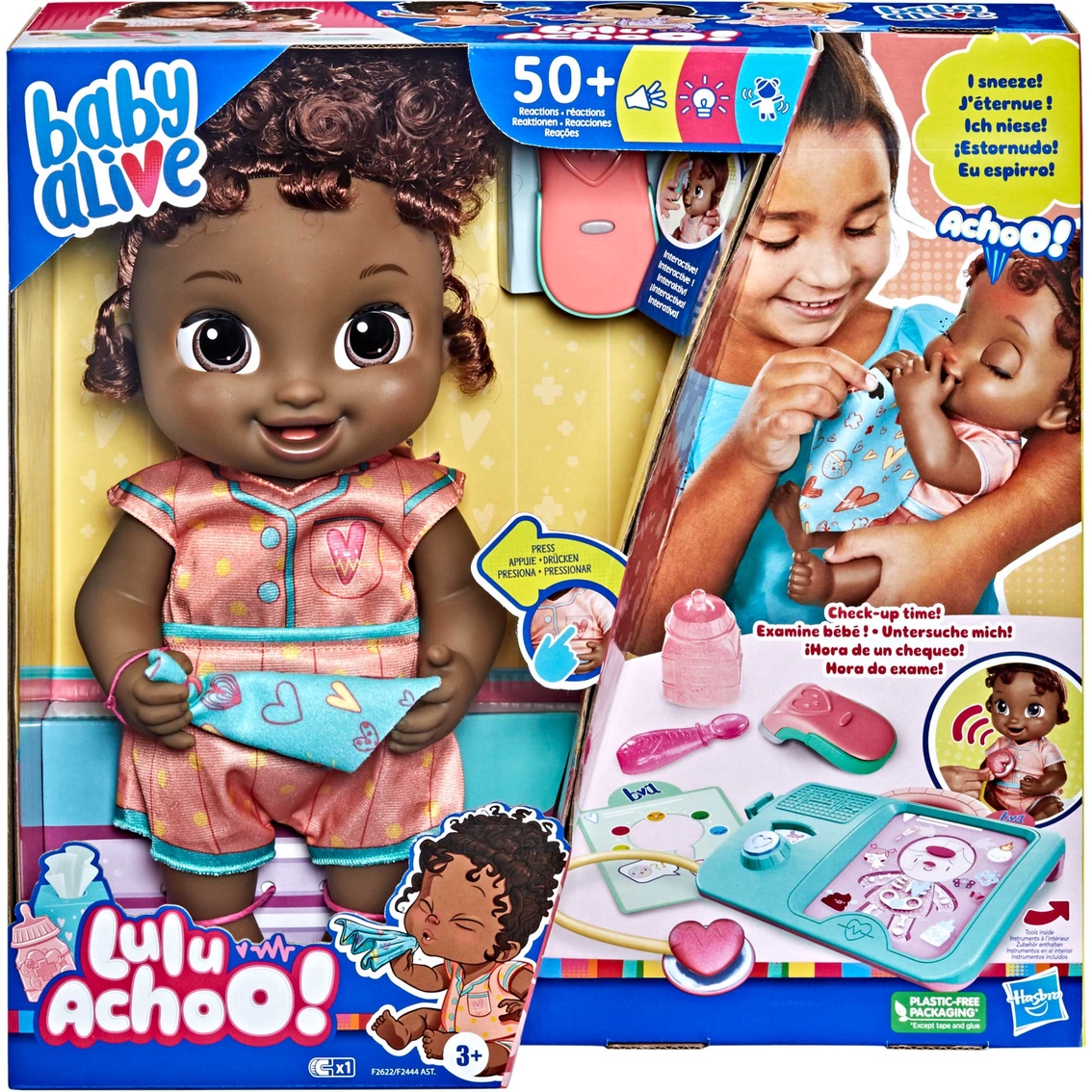 Hasbro Baby Alive All Gone African American Doll Talking Molded Hair Age 3 for sale online 