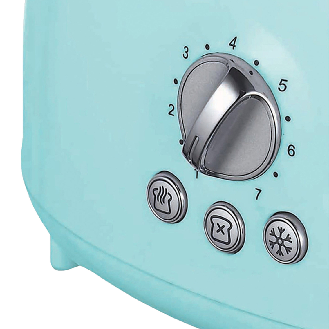 Brentwood Cool Touch 2 Slice Extra Wide Slot Retro Toaster - Image 8 of 8