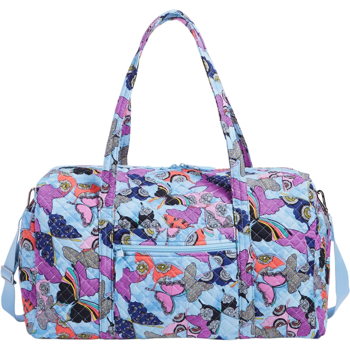 Vera Bradley Signature Cotton Large Travel Duffel Bag, Butterfly By