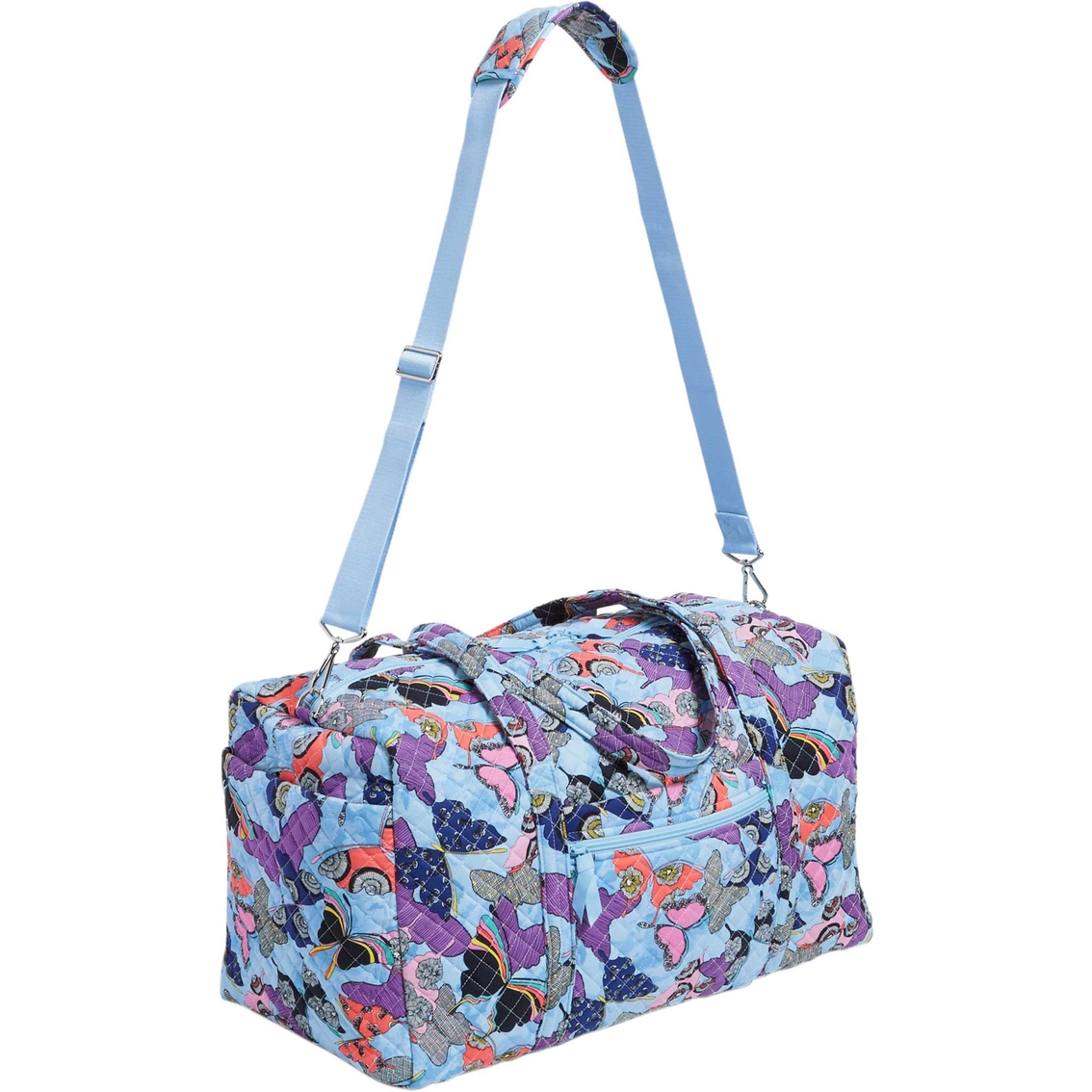 Vera Bradley Signature Cotton Large Travel Duffel Bag, Butterfly By - Image 2 of 3