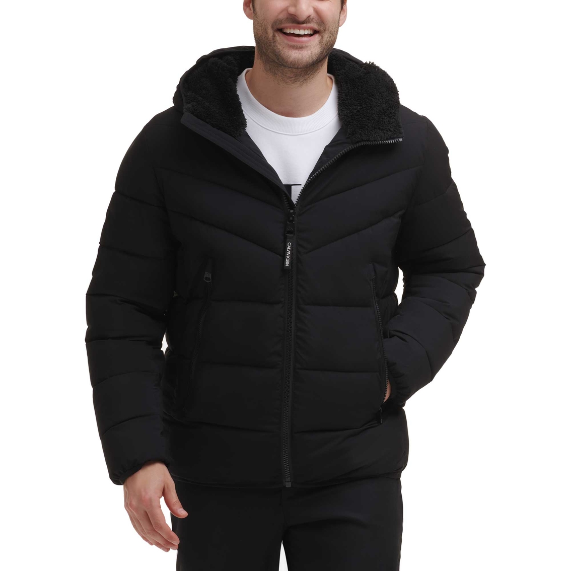 Calvin Klein Hooded Stretch Jacket | Jackets | Clothing & Accessories ...