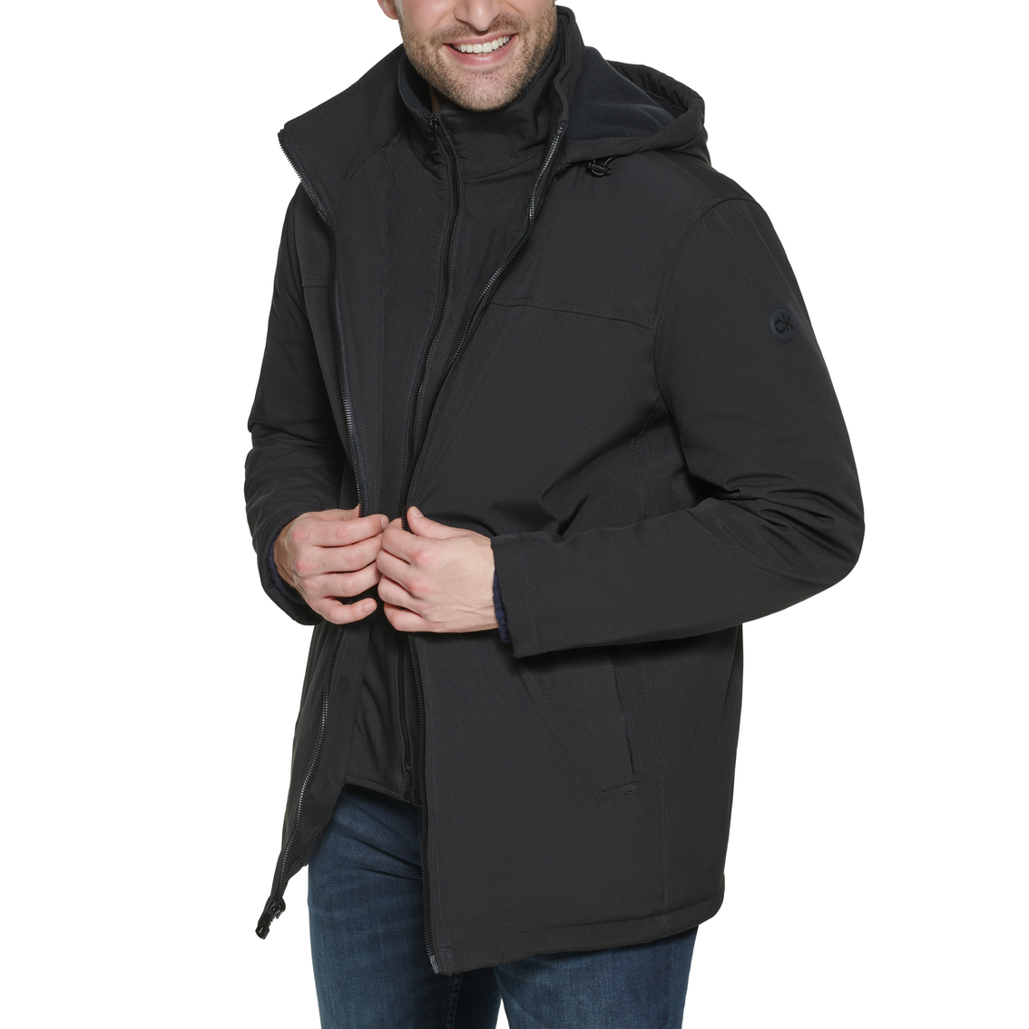Calvin Klein Infinite Stretch Jacket With Polar Fleece Lined Bib | Coats |  Clothing & Accessories | Shop The Exchange
