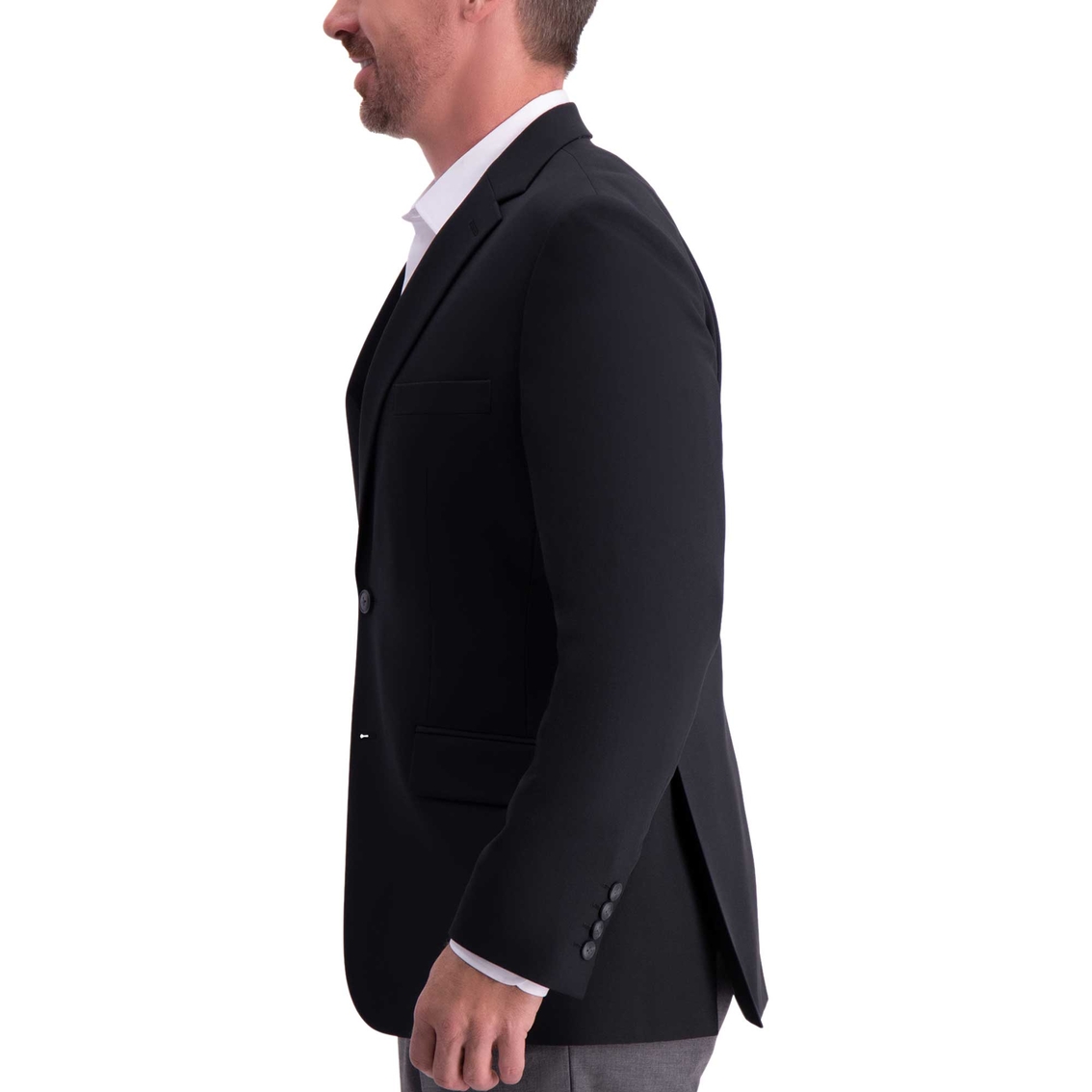 Haggar Active Series Stretch Solid Gab Classic Fit Blazer - Image 3 of 3
