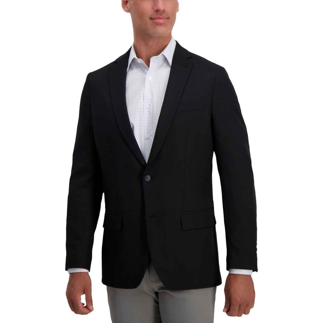 Haggar Active Series Stretch Solid Gab Slim Fit Blazer | Suits & Suit ...