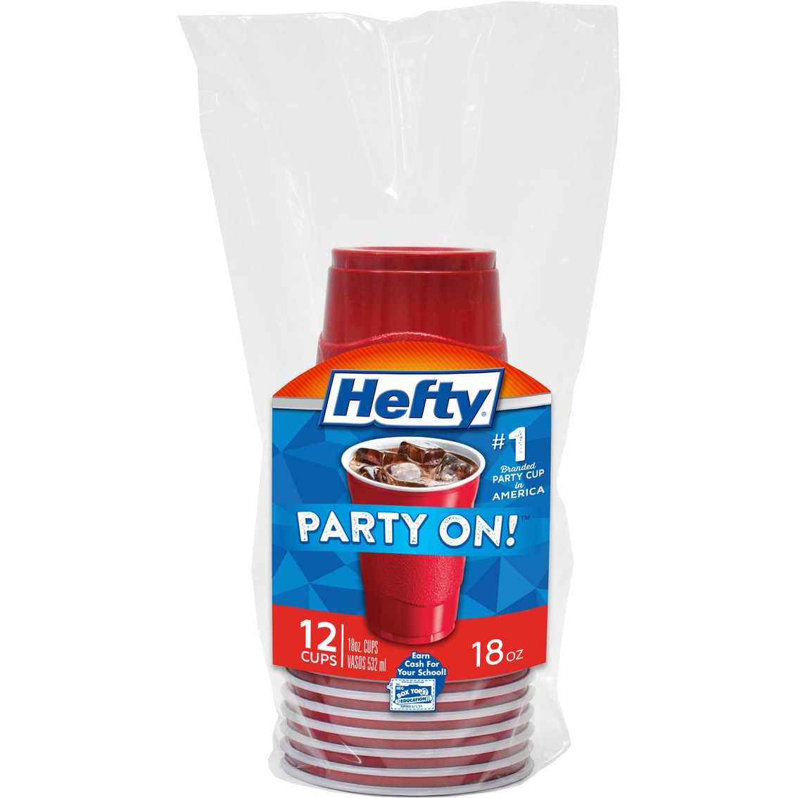 Hefty Wave 18 Oz. Party Cups, 12 Ct.