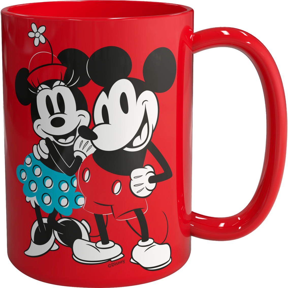 Zak Designs Mickey Red Large Ceramic Mug, Glasses & Drinkware, Household