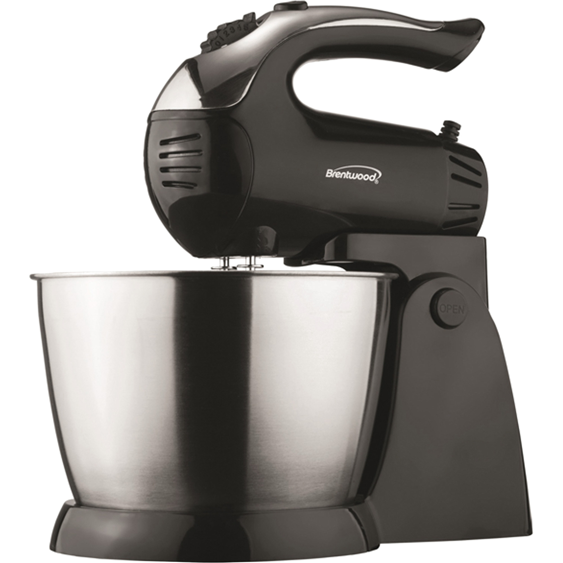 Brentwood 5-Speed + Turbo Electric Stand Mixer with Bowl - Image 2 of 2