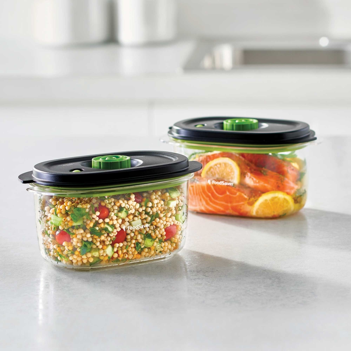 Preserve & Marinate 3 Cup, 5 Cup & 8 Cup Containers fits FoodSaver