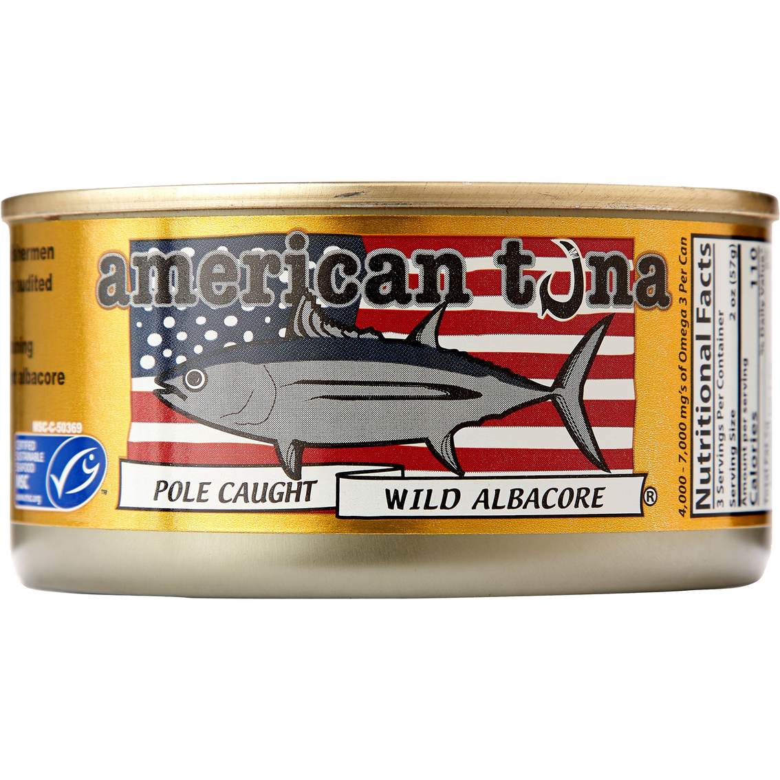 American Tuna Sea Salt Added 6 Cans, 6 Oz. Each, Meat & Seafood, Food &  Gifts