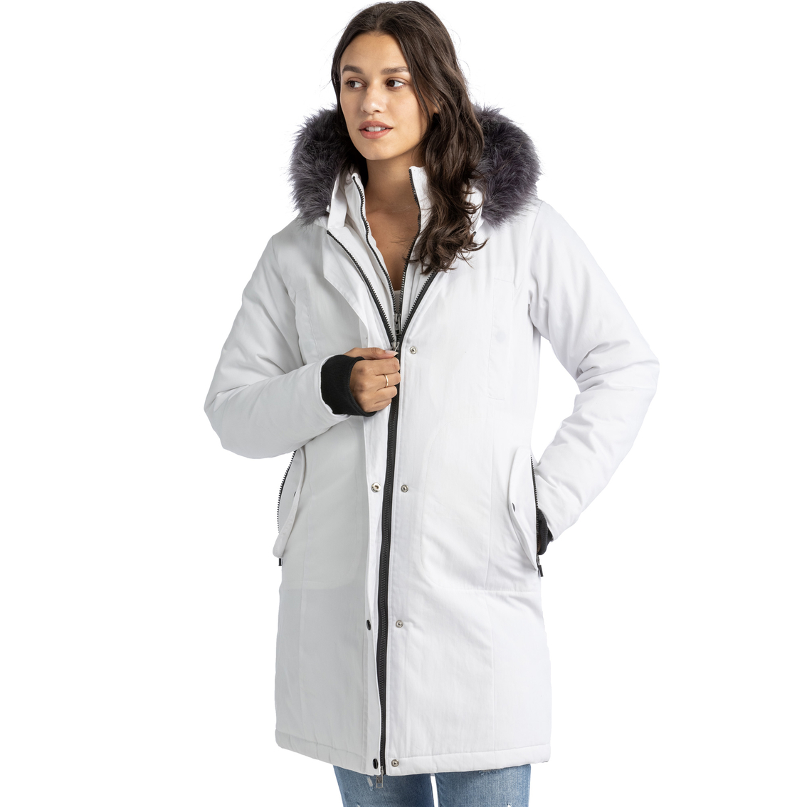 Liv Outdoor Madeline Fur Hood Long Parka Jacket | Coats | Clothing ...