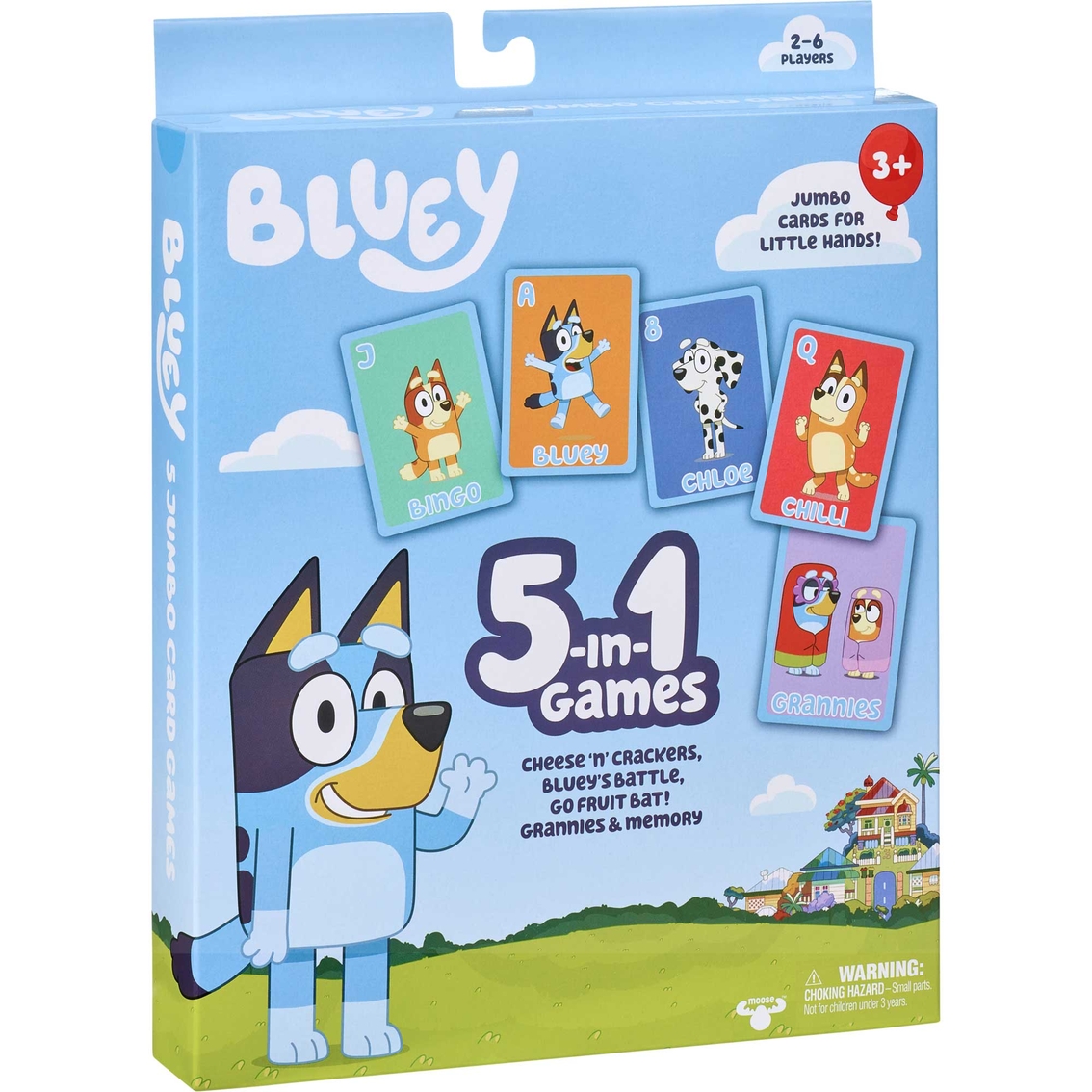 Moose Toys Bluey 5 in 1 Card Game Set - Image 3 of 6