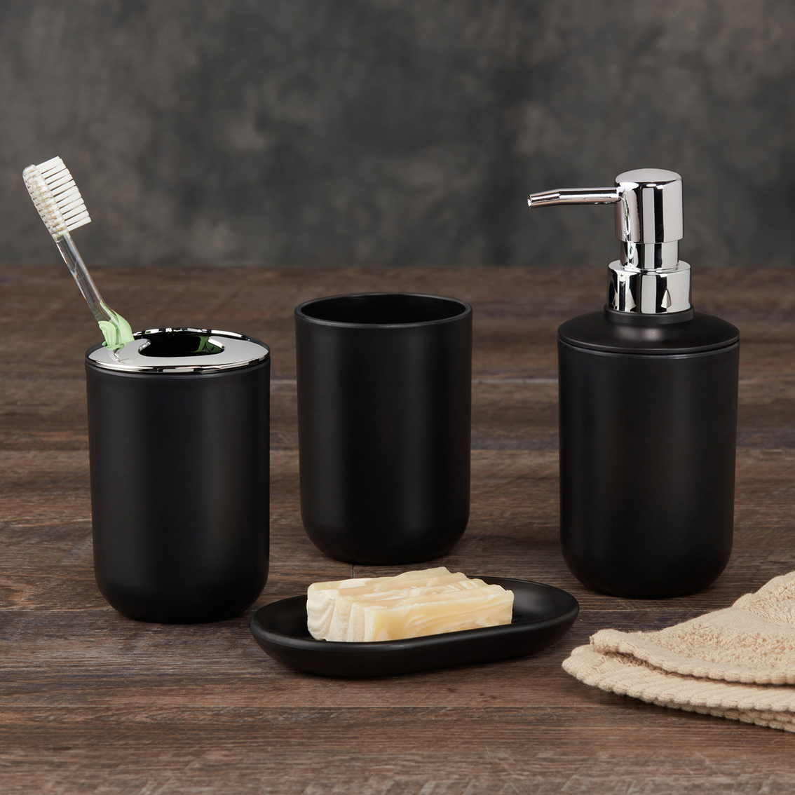 Simply Perfect 4 pc. Bathroom Accessory Set - Image 2 of 2