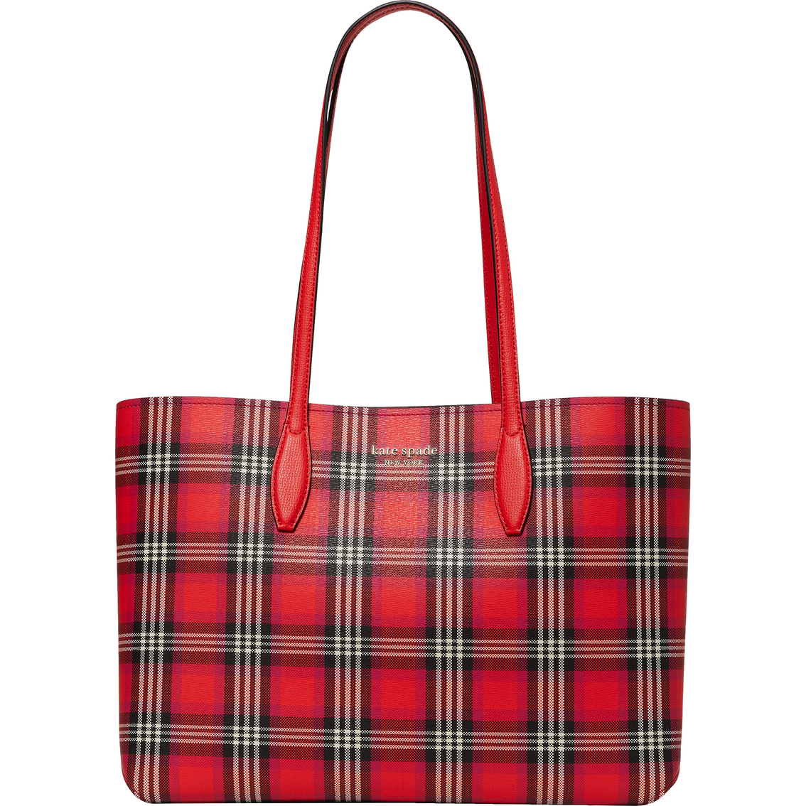 Kate Spade New York All Day Foliage Plaid Large Tote | Totes & Shoppers