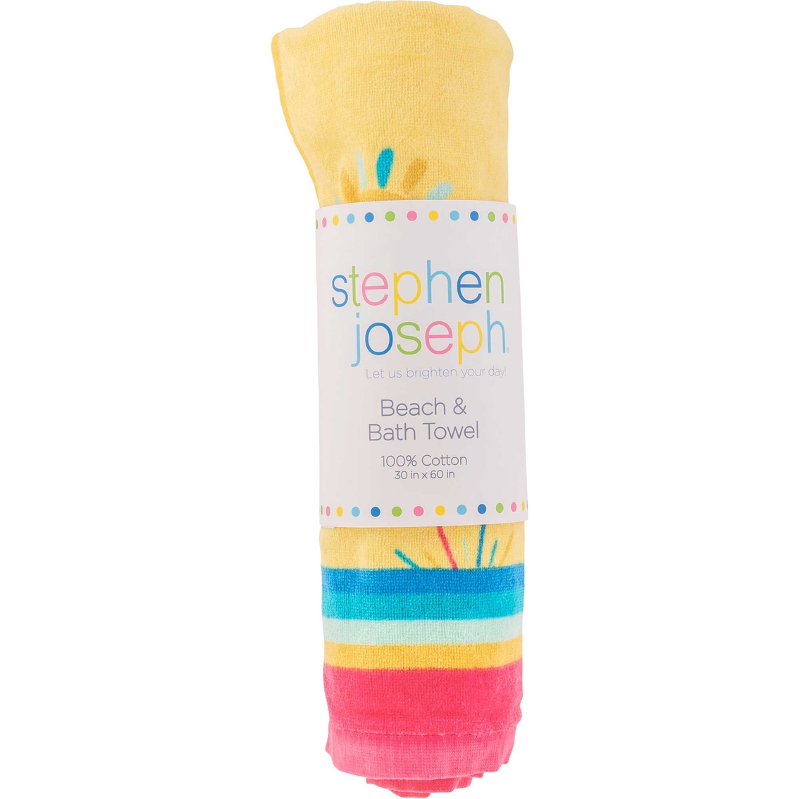 Stephen Joseph Gifts Beach and Bath Towels Sunshine - Image 2 of 2