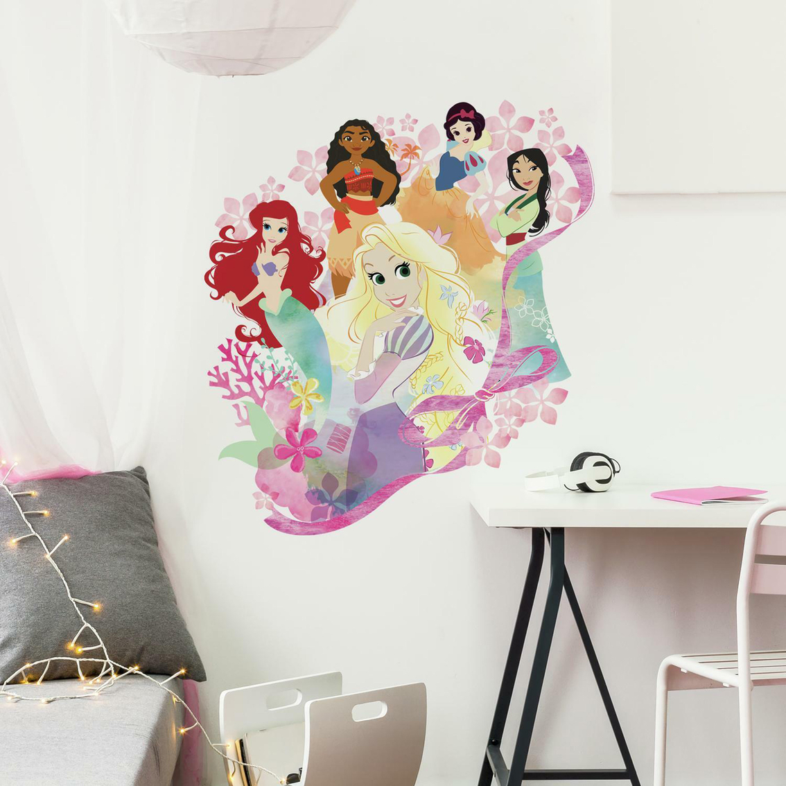 Roommates Princess Palace Gardens Peel And Stick Wall Decals - Image 2 of 6