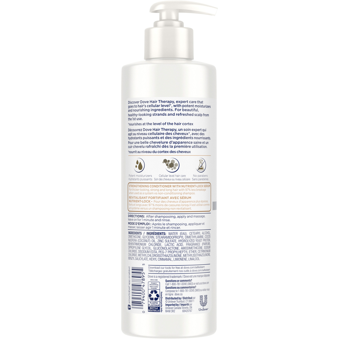Dove Beauty Hair Therapy Breakage Remedy Conditioner, 13.5 oz. - Image 2 of 2