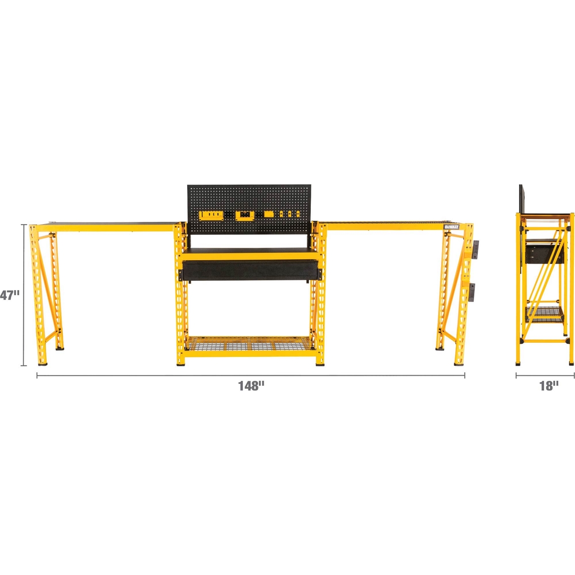 DeWalt 4 ft. Storage and Work Bench Kit - Image 10 of 10