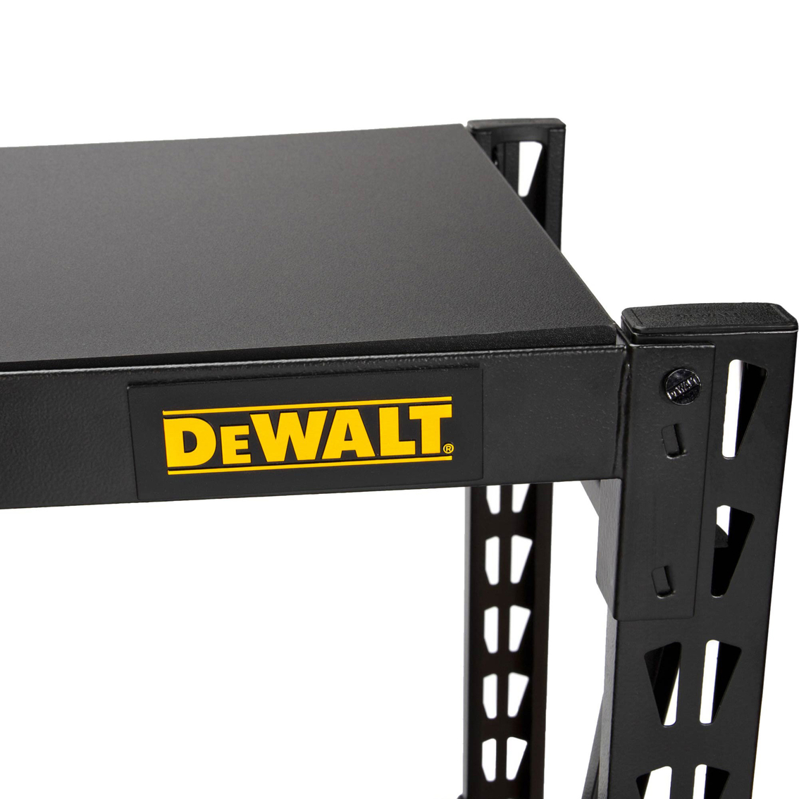 DeWalt 4 ft. Tall, Black Frame 3 Shelf Industrial Storage Rack - Image 2 of 7