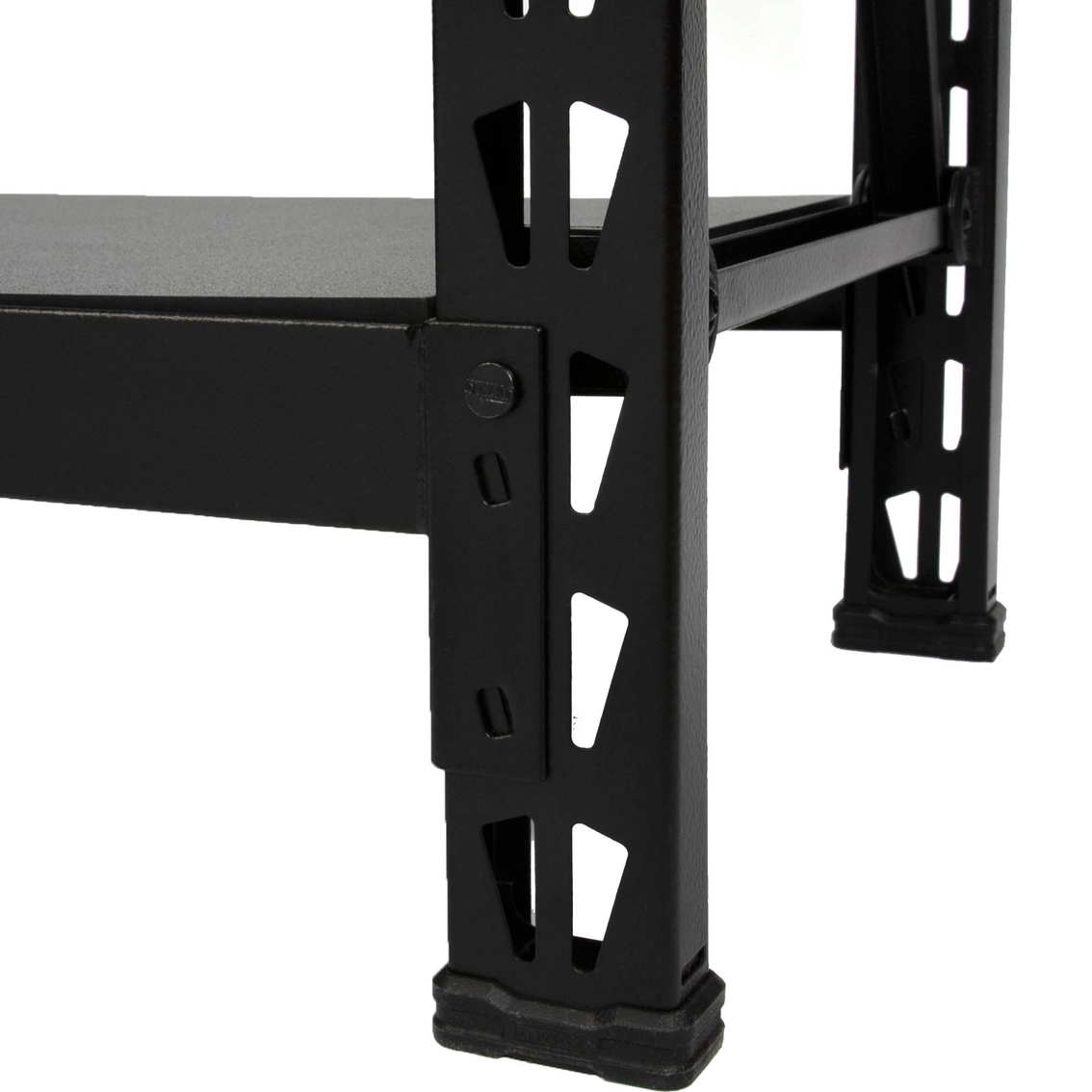 DeWalt 4 ft. Tall, Black Frame 3 Shelf Industrial Storage Rack - Image 4 of 7