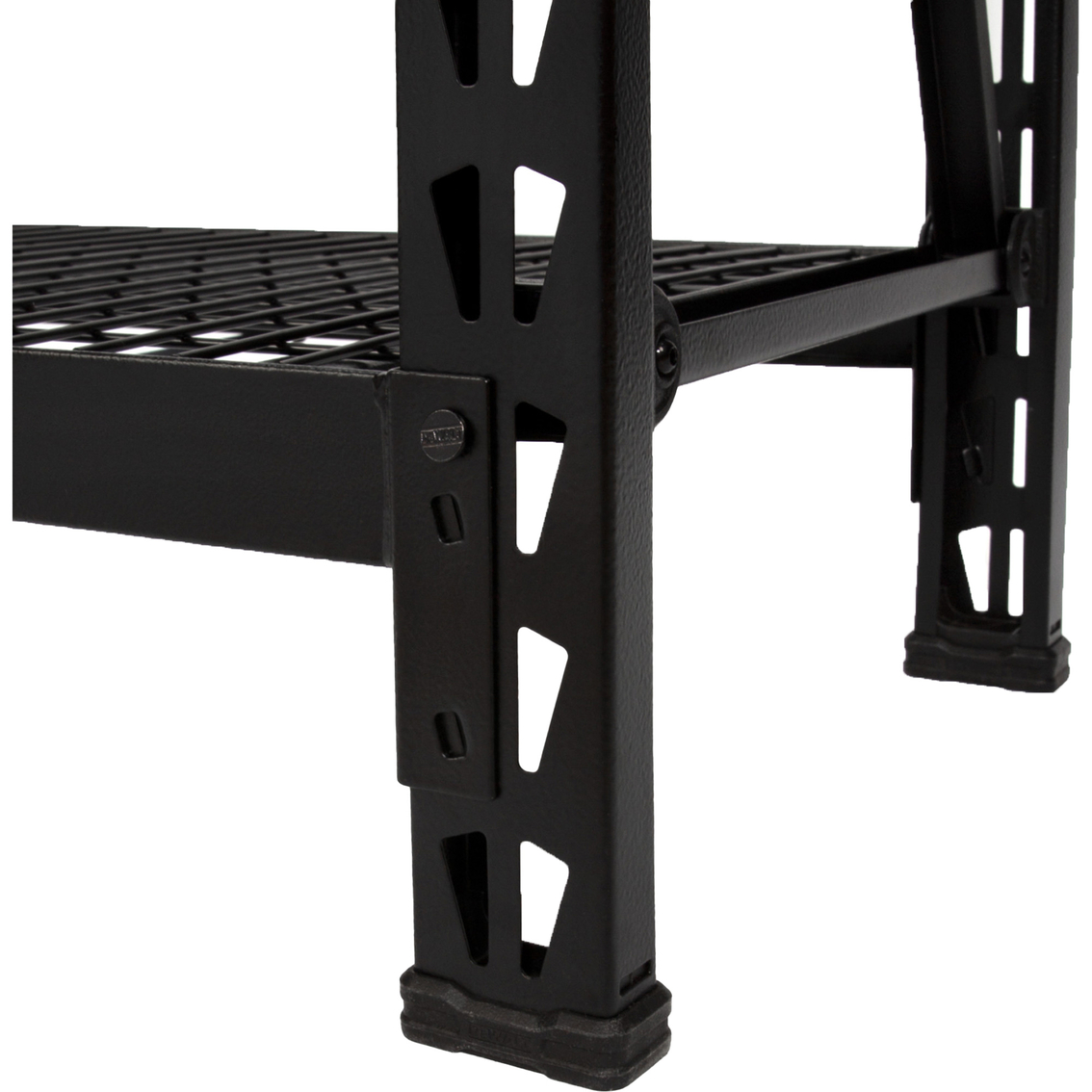 DeWalt 6 ft. Tall Black Frame 4 Shelf Industrial Storage Rack - Image 4 of 8