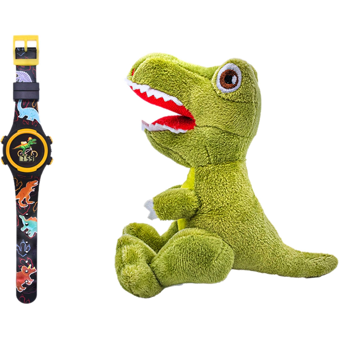 Play Zoom LCD Watch and Green Dinosaur Plush Set - Image 2 of 2
