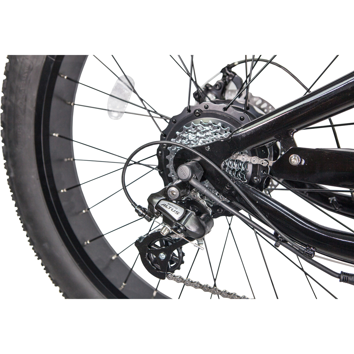 GlareWheel EB-PR Fat Tire 26 in. Electric Mountain Bicycle - Image 9 of 10