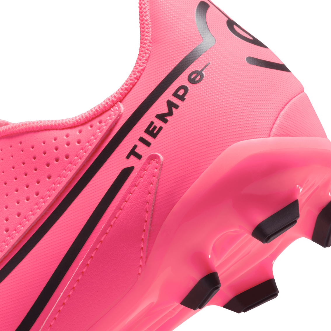 Nike Girls Jr Tiempo 9 Club Firm Ground and Multi Ground Soccer Cleats - Image 8 of 9