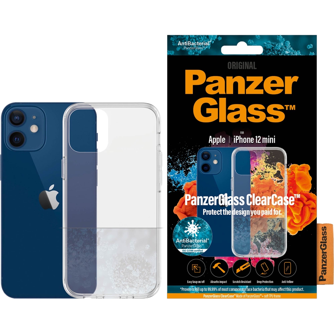 PanzerGlass ClearCase for iPhone 12 Mini Clear - Image 2 of 3