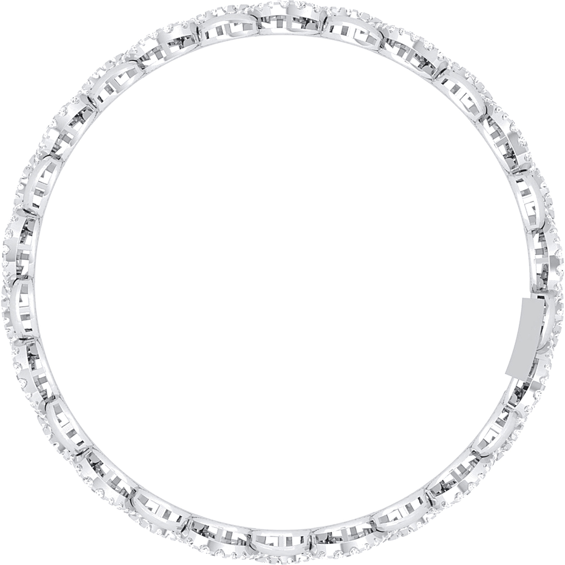 Lola's Love 10K White Gold 2 CTW Diamond Bracelet - Image 2 of 2