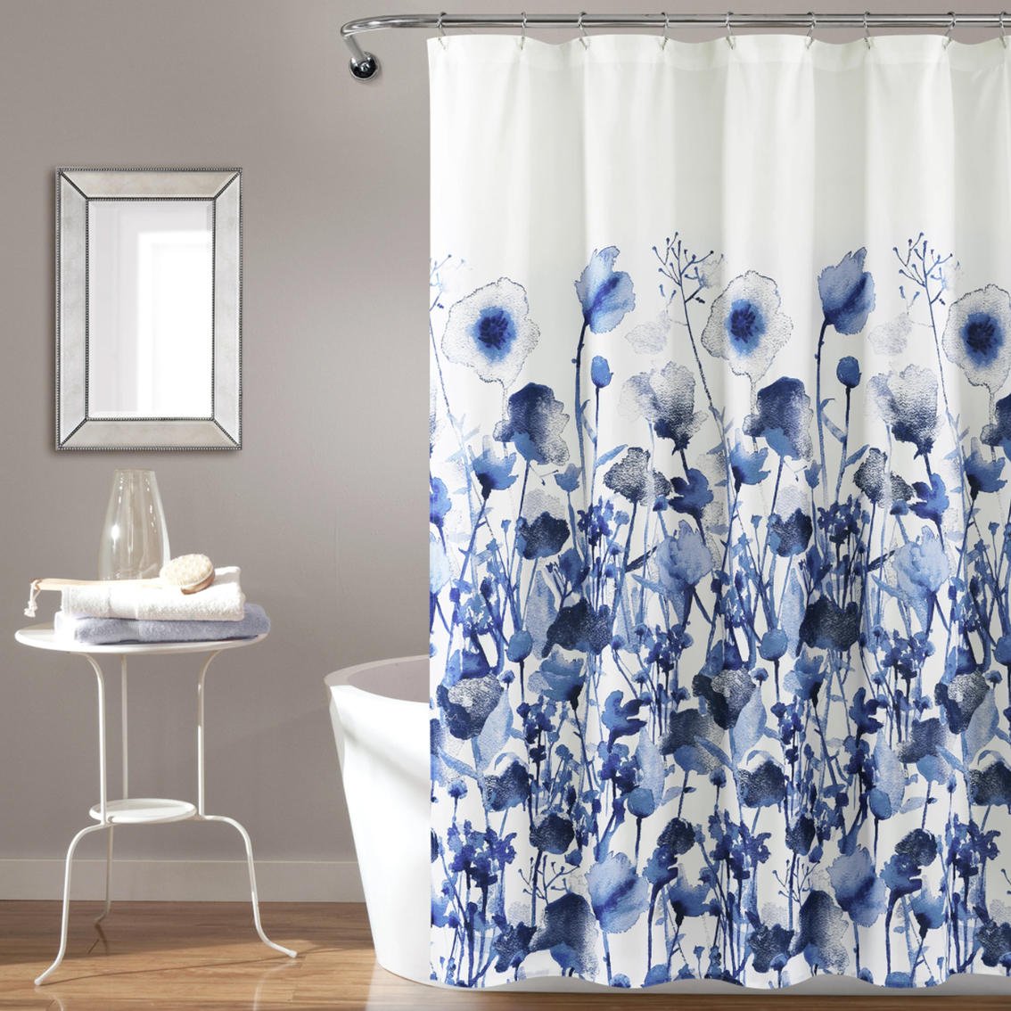 Lush Decor Zuri Flora Shower Curtain 72 x 72 - Image 2 of 2